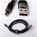 Z.PLUS Z18 2.4A كابل قماش ميتال مايكرو