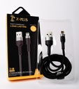 Z.PLUS Z18 2.4A كابل قماش ميتال أيفون