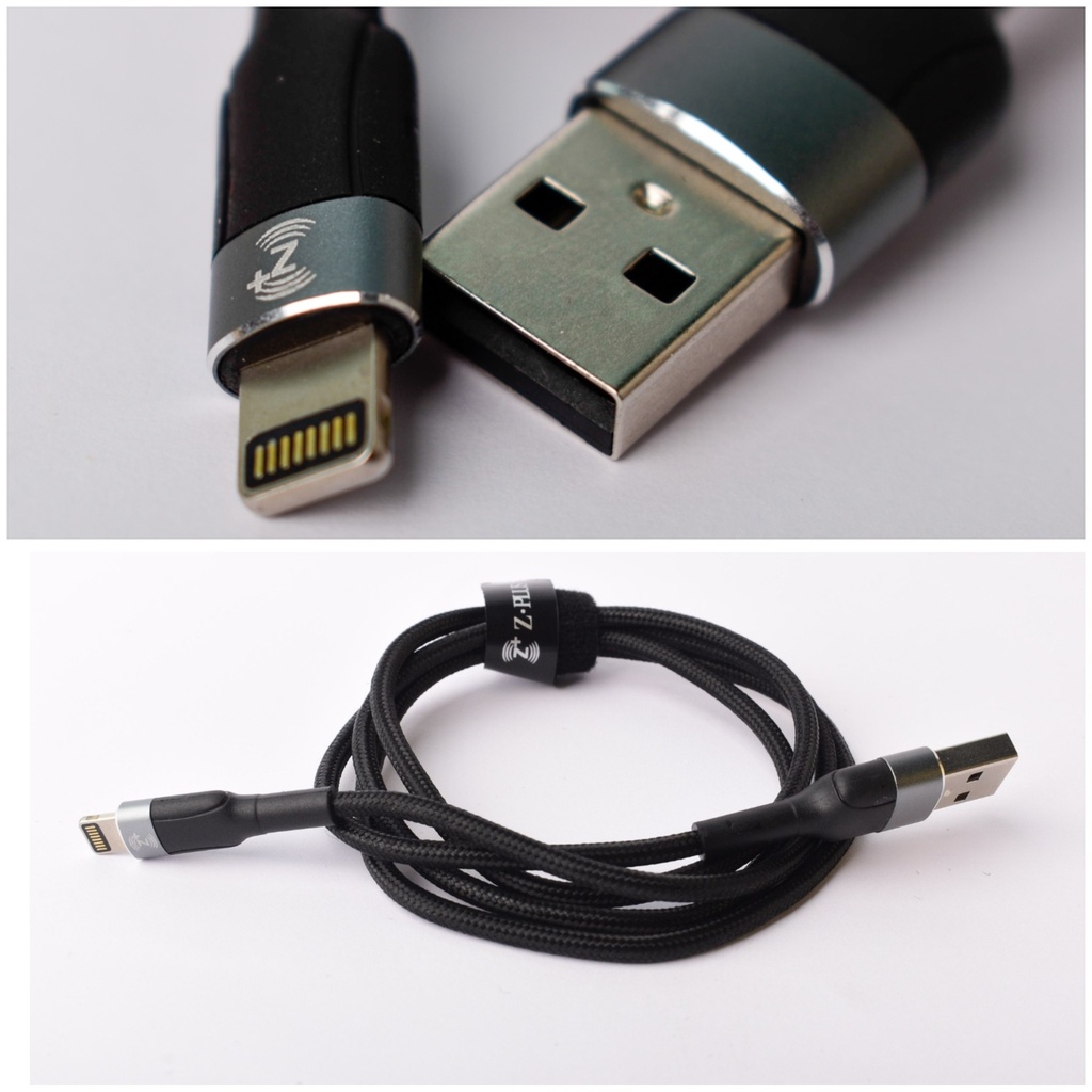 Z.PLUS Z18 2.4A كابل قماش ميتال أيفون