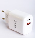 Z22 Z PLUS 20W PD USB راس شاحن مخرجين