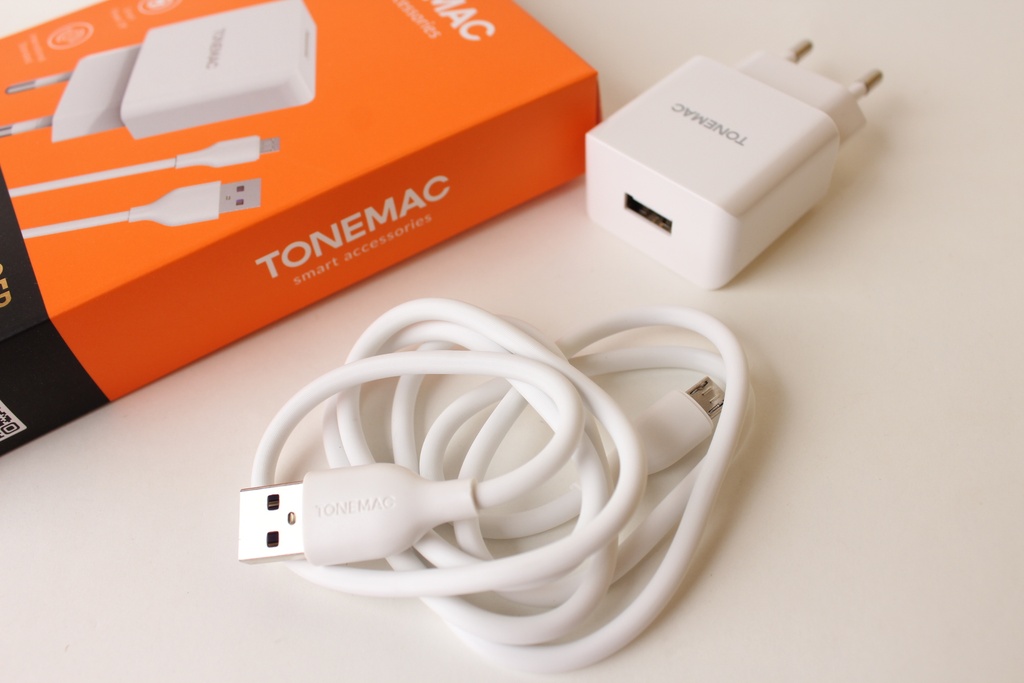 TONEMAC SMART 2.1A FAST CHARGER IC21شاحن مايكرو