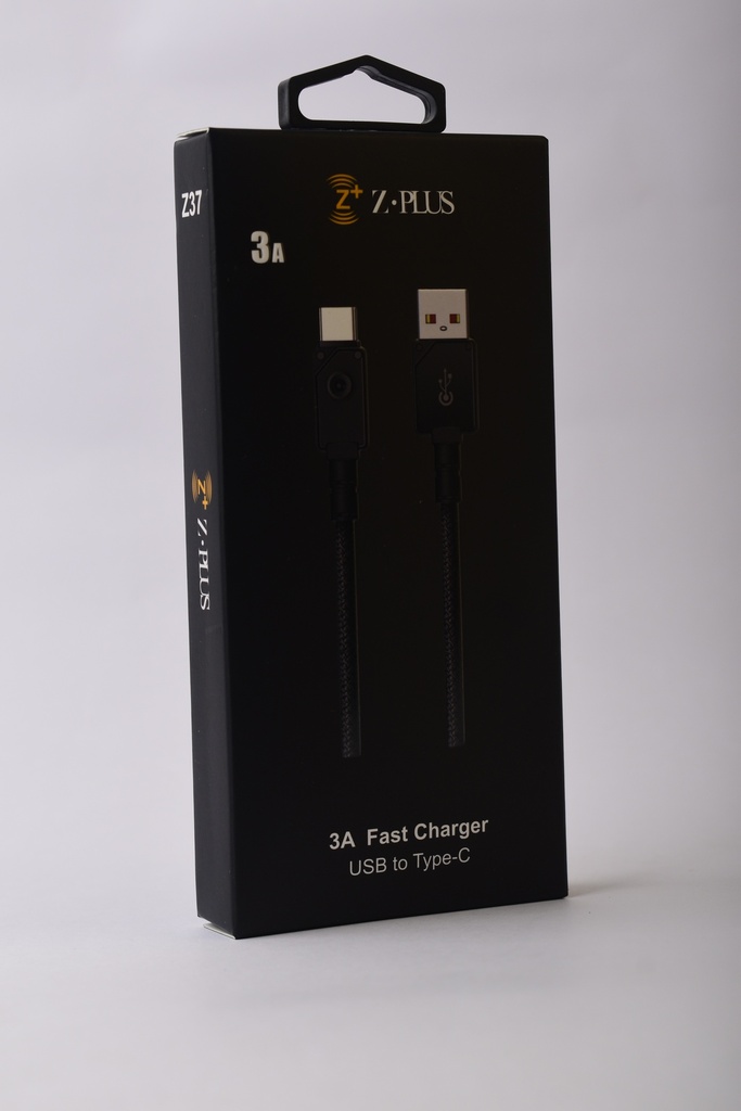 Z37 Z.PLUS كابل تايب سي قماش 3 امبير فعلي