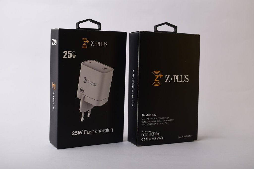 Z49 Z.PLUS PD 25W راس شاحن فعلي