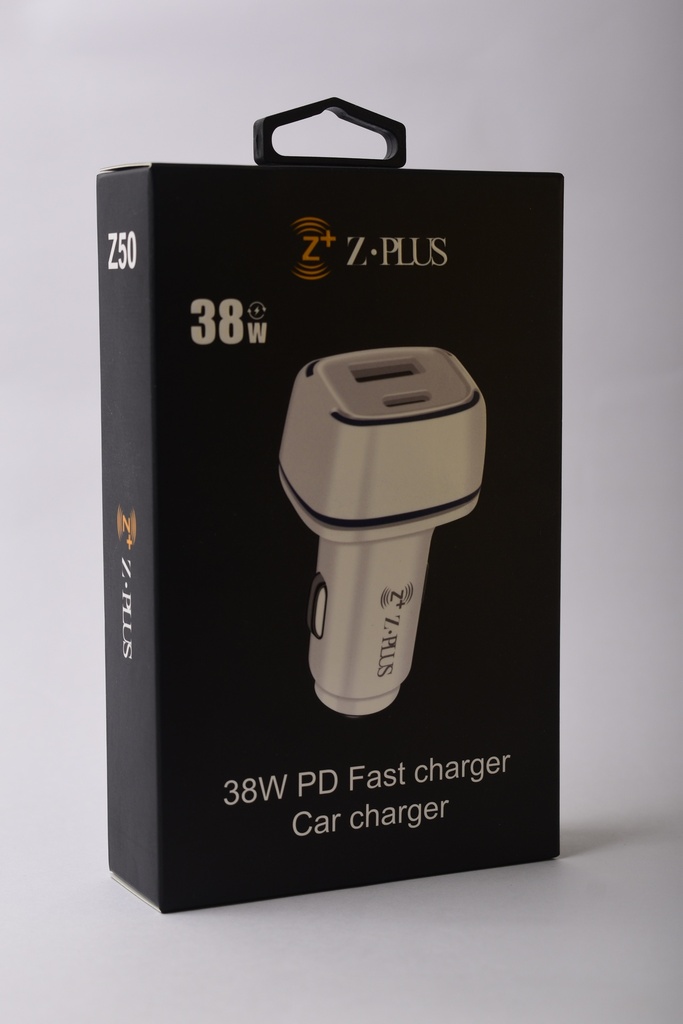 Z50 Z.PLUS 38W PD USB راس شاحن سيارة مخرجين