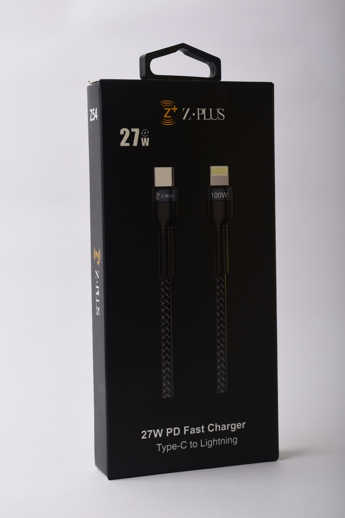 Z54 Z.PLUS 27W كابل تايب سي ايفون حراري فعلي