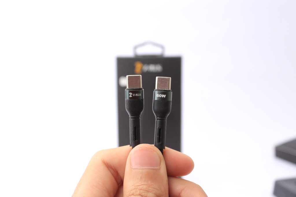Z58 Z.PLUS 60W كابل طررفين تايب سي قماش فعلي