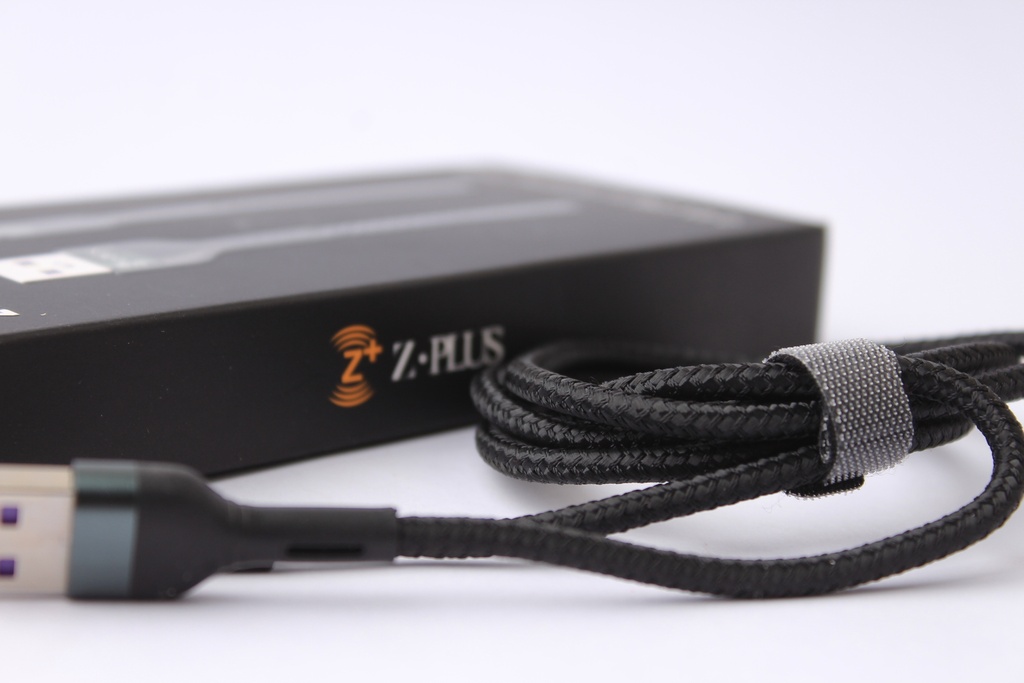 Z58 Z.PLUS 60W كابل طررفين تايب سي قماش فعلي