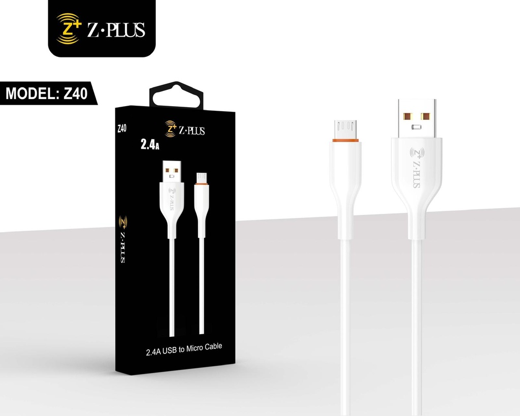 Z40 Z.PLUS كابل ميكرو 2.4 امبير فعلي