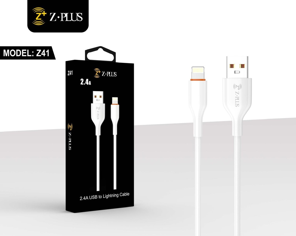 Z41 Z.PLUS كابل أيفون 2.4 أمبير فعلي