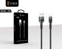 Z56 Z.PLUS كابل ايفون قماش 2.4 امبير فعلي