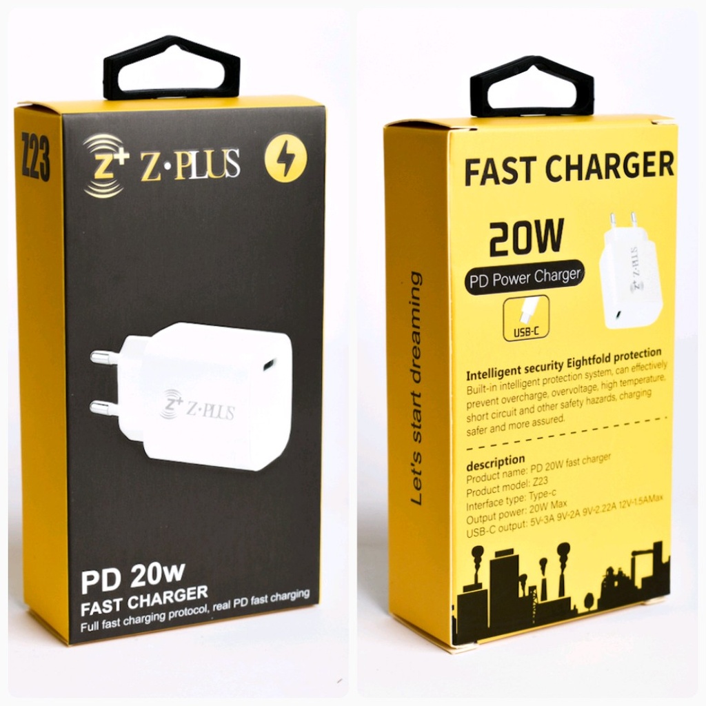 Z23 Z PLUS 20W PD راس شاحن