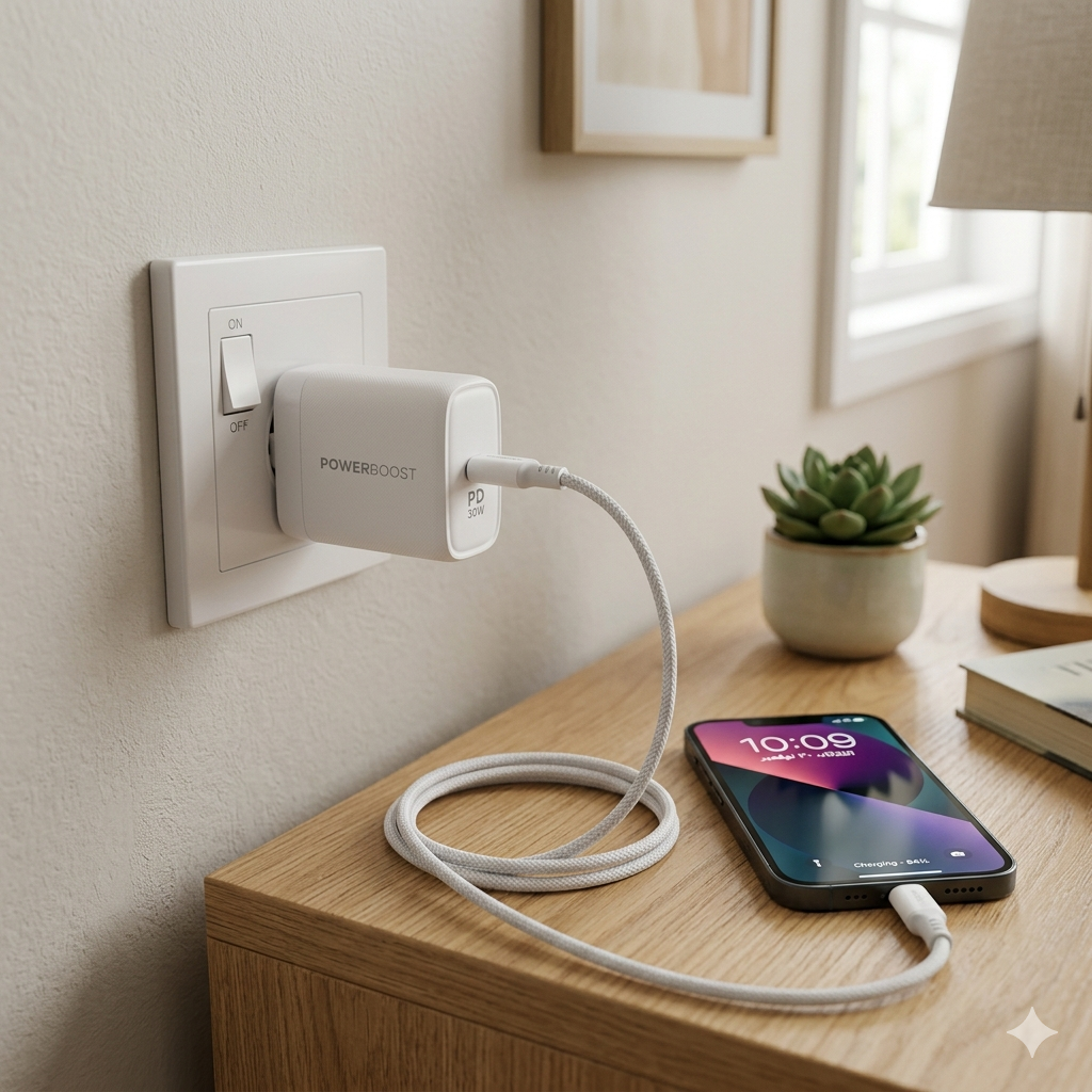 Z59 Z.PLUS 20W كابل تايب سي ايفون قماش فعلي