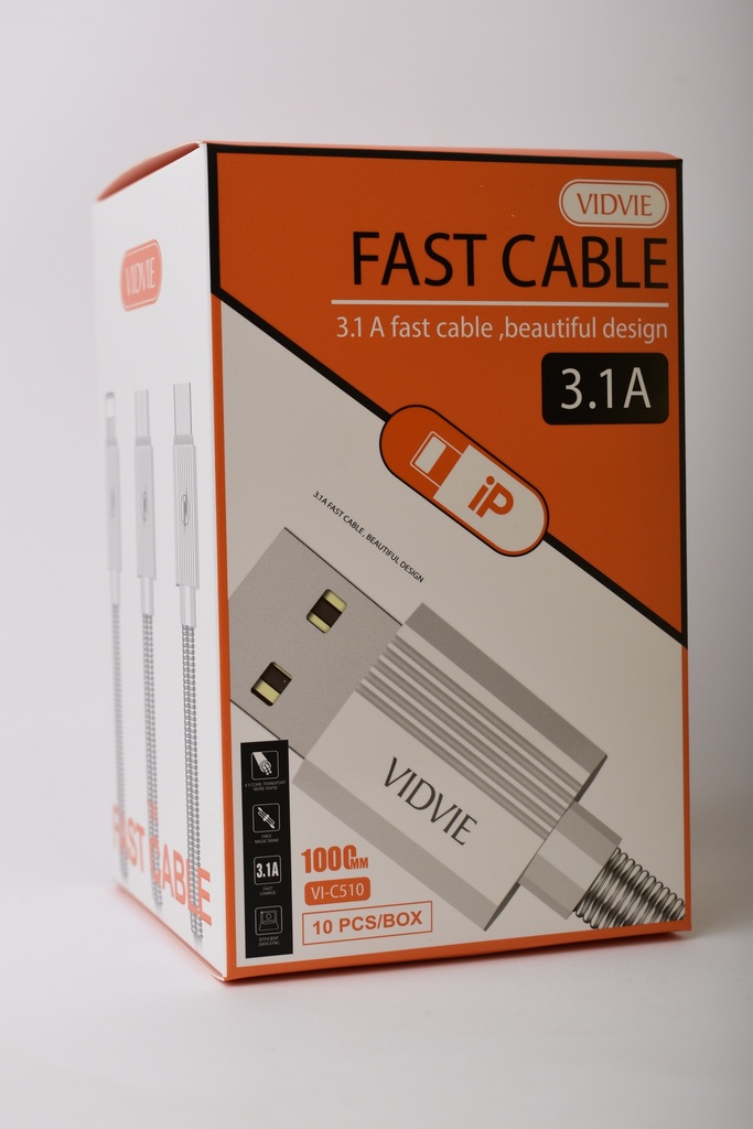 VIDVIE C510 كابل ايفون 3امبير