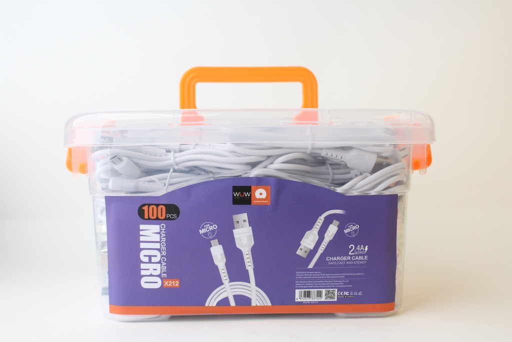 البوكس 100 قطعة Box WUW كابل مايكرو