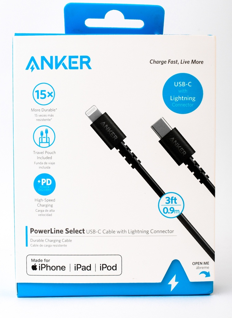 E1389ANKER PD A8612 كابل تايب سي أيفون أصلي