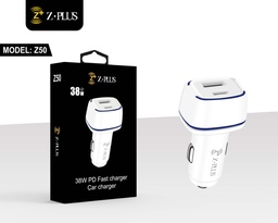 [ZP47] Z50 Z.PLUS 38W PD USB راس شاحن سيارة مخرجين