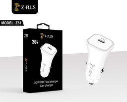[ZP48] Z51 Z.PLUS PD 20W راس شاحن سياره فعلي