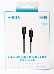 [E1391] E1391ANKER PD A81F5 كابل طرفين تايب سي أصلي